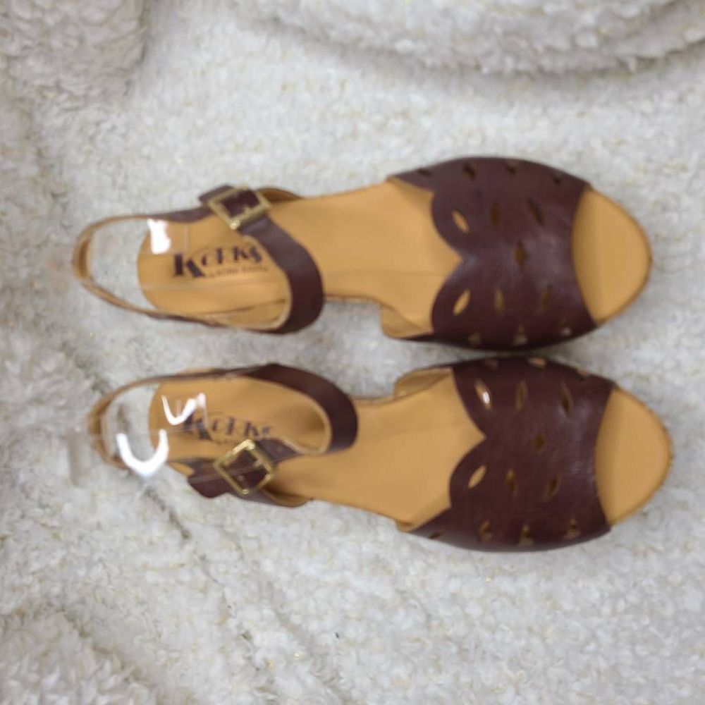 Korks by Kork-ease Platform Wedge Sandals sz 9 - Picture 6 of 12
